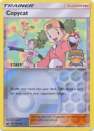 Pokemon | Copycat (127/168) (Regional Championship Promo Staff) [Sun & Moon: Celestial Storm] | The Nerd Merchant