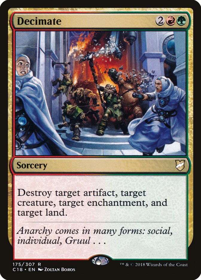 Magic | Decimate [Commander 2018] | The Nerd Merchant