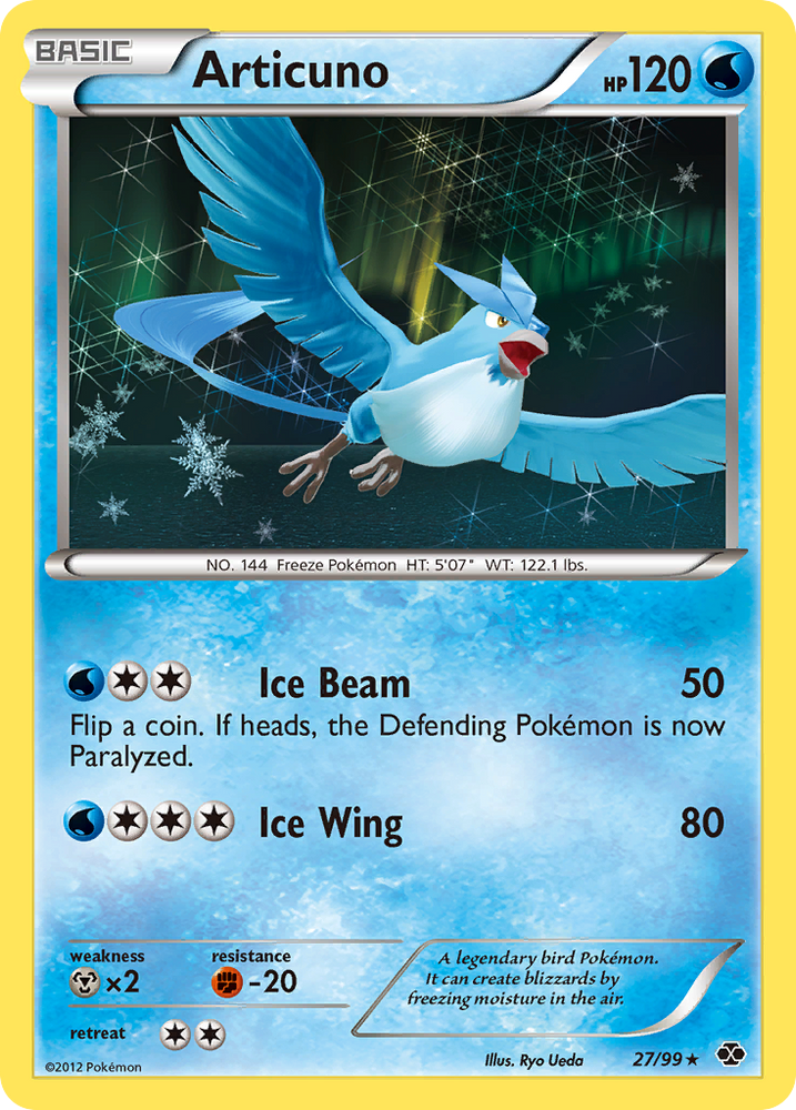Pokemon | Articuno (27/99) [Black & White: Next Destinies] | The Nerd Merchant