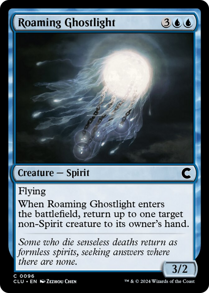Magic | Roaming Ghostlight [Ravnica: Clue Edition] | The Nerd Merchant
