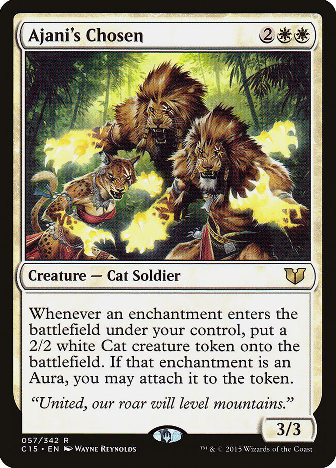 Magic | Ajani's Chosen [Commander 2015] | The Nerd Merchant