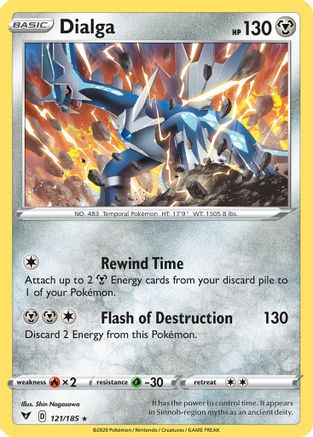 Pokemon | Dialga (121/185) (Theme Deck Exclusive) [Sword & Shield: Vivid Voltage] | The Nerd Merchant