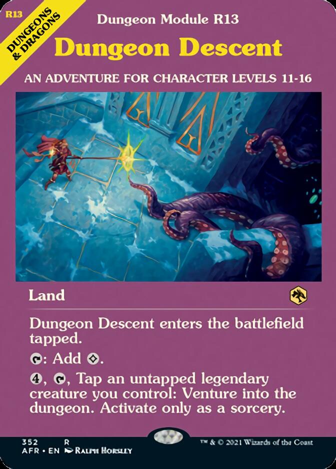 Magic | Dungeon Descent (Dungeon Module) [Dungeons & Dragons: Adventures in the Forgotten Realms] | The Nerd Merchant