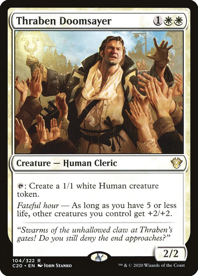 Magic | Thraben Doomsayer [Commander 2020] | The Nerd Merchant