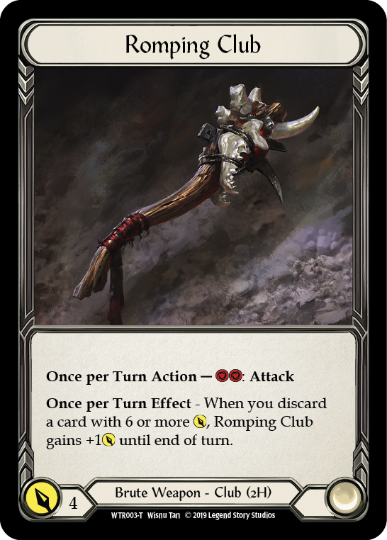 Flesh and Blood TCG | Romping Club // Quicken [WTR003-T // WTR225-T] (Welcome to Rathe)  Alpha Print Normal | The Nerd Merchant