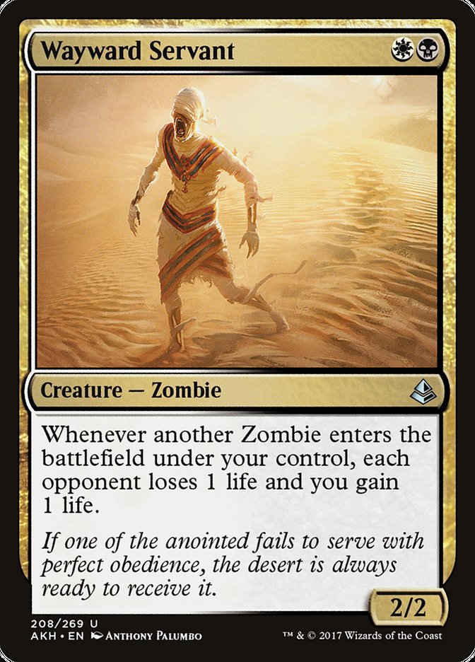 Magic | Wayward Servant [Amonkhet] | The Nerd Merchant