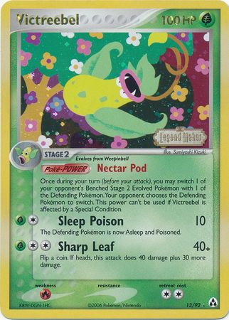 Pokemon | Victreebel (13/92) (Stamped) [EX: Legend Maker] | The Nerd Merchant