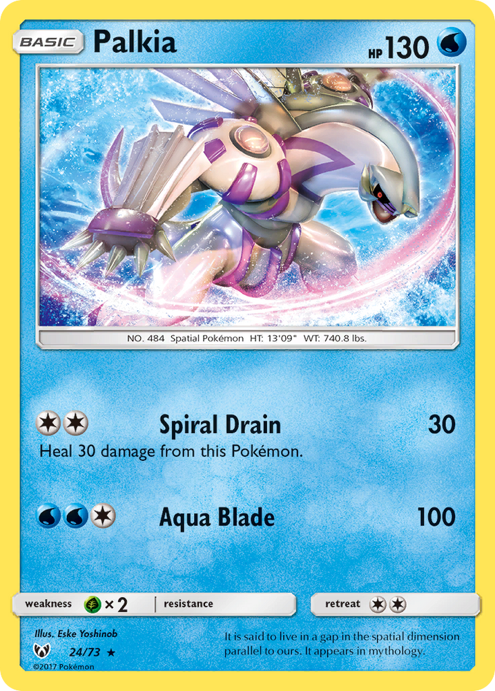 Pokemon | Palkia (24/73) [Sun & Moon: Shining Legends] | The Nerd Merchant