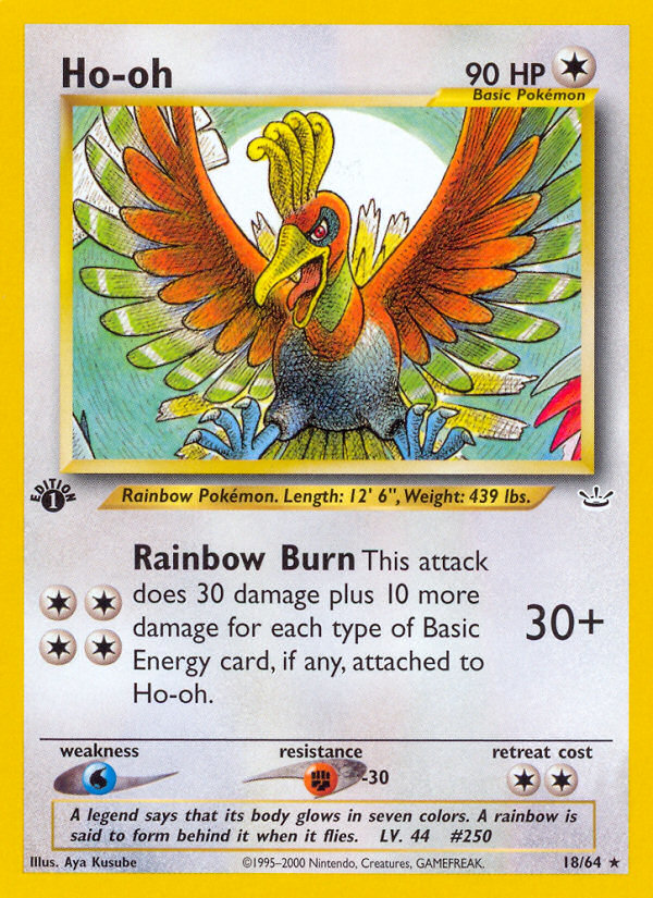 Pokemon | Ho-oh (18/64) [Neo Revelation 1st Edition] | The Nerd Merchant
