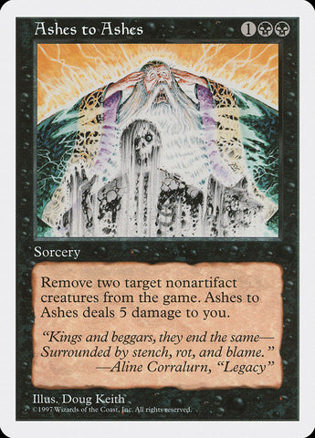 Magic | Ashes to Ashes [Fifth Edition] | The Nerd Merchant