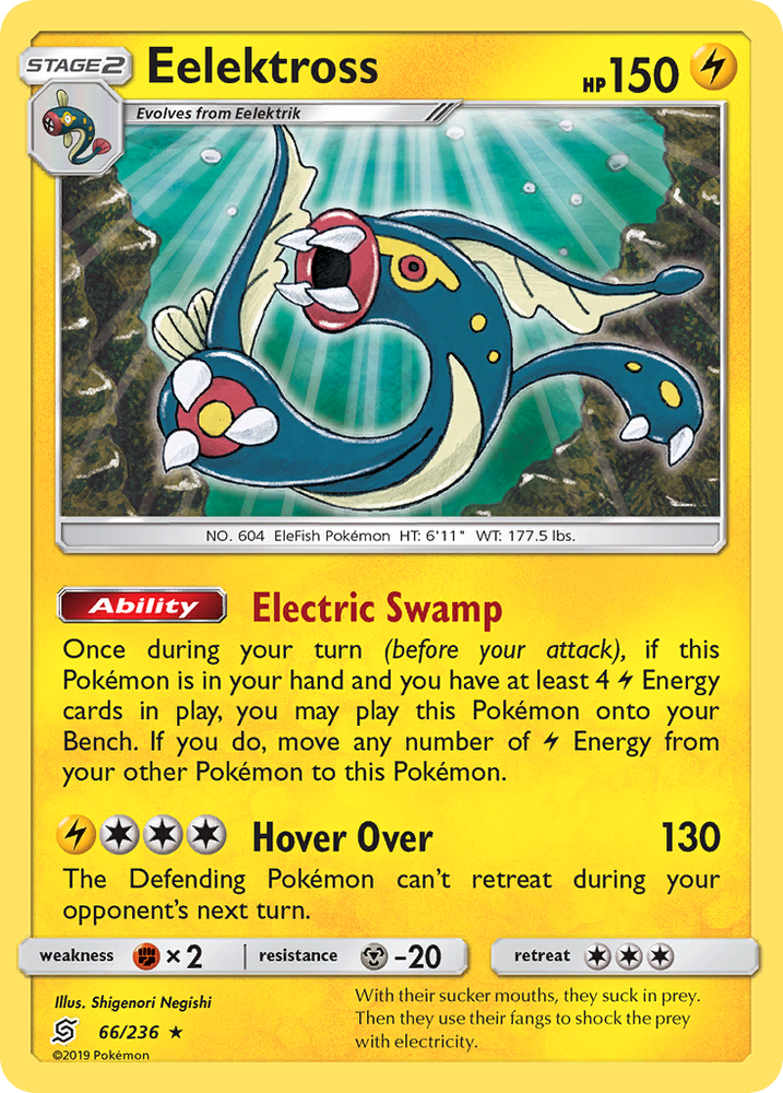 Pokemon | Eelektross (66/236) [Sun & Moon: Unified Minds] | The Nerd Merchant