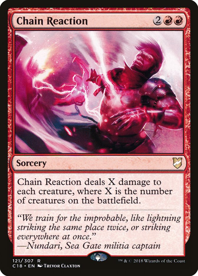 Magic | Chain Reaction [Commander 2018] | The Nerd Merchant