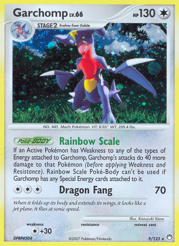 Pokemon | Garchomp (9/123) [Diamond & Pearl: Mysterious Treasures] | The Nerd Merchant