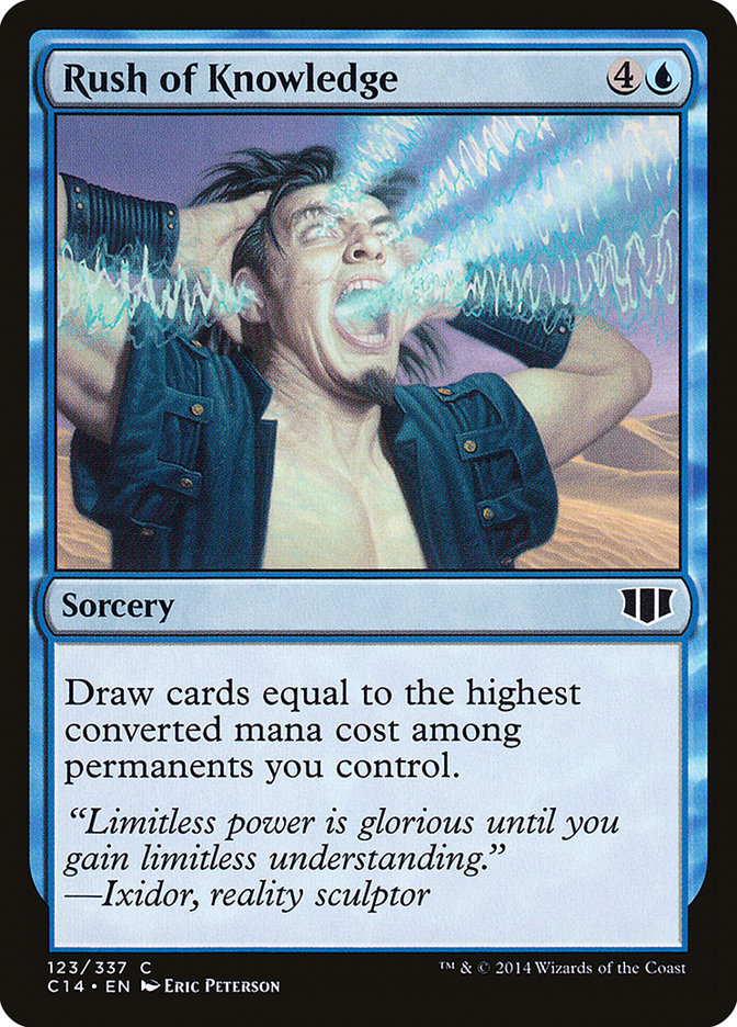 Magic | Rush of Knowledge [Commander 2014] | The Nerd Merchant