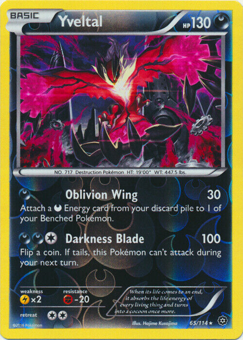 Pokemon | Yveltal (65/114) [XY: Steam Siege] | The Nerd Merchant