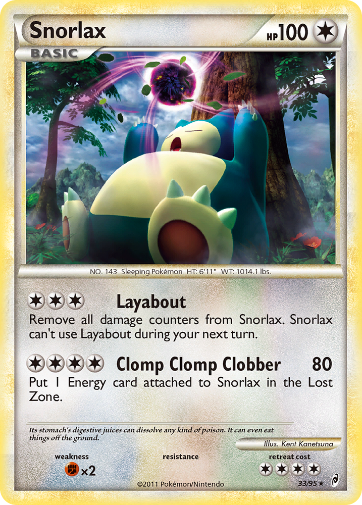 Pokemon | Snorlax (33/95) [HeartGold & SoulSilver: Call of Legends] | The Nerd Merchant