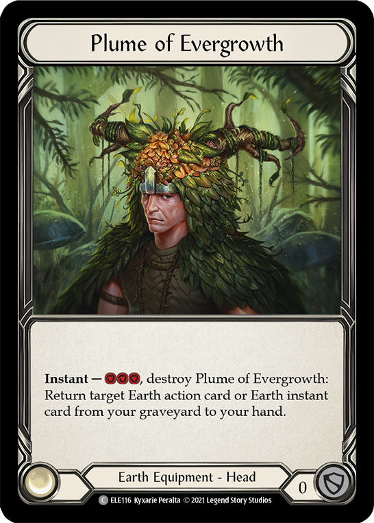Flesh and Blood TCG | Plume of Evergrowth [ELE116] (Tales of Aria)  1st Edition Cold Foil | The Nerd Merchant