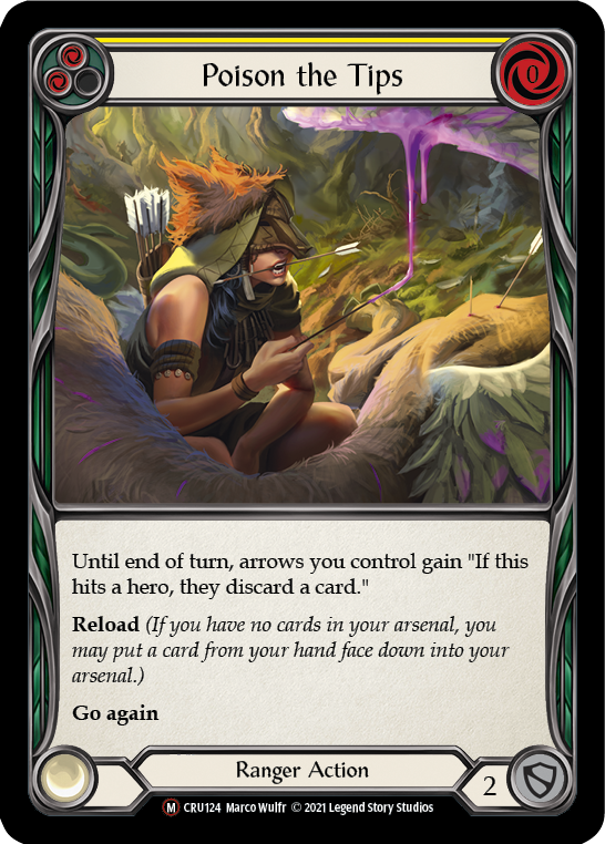 Flesh and Blood TCG | Poison the Tips [U-CRU124] (Crucible of War Unlimited)  Unlimited Normal | The Nerd Merchant