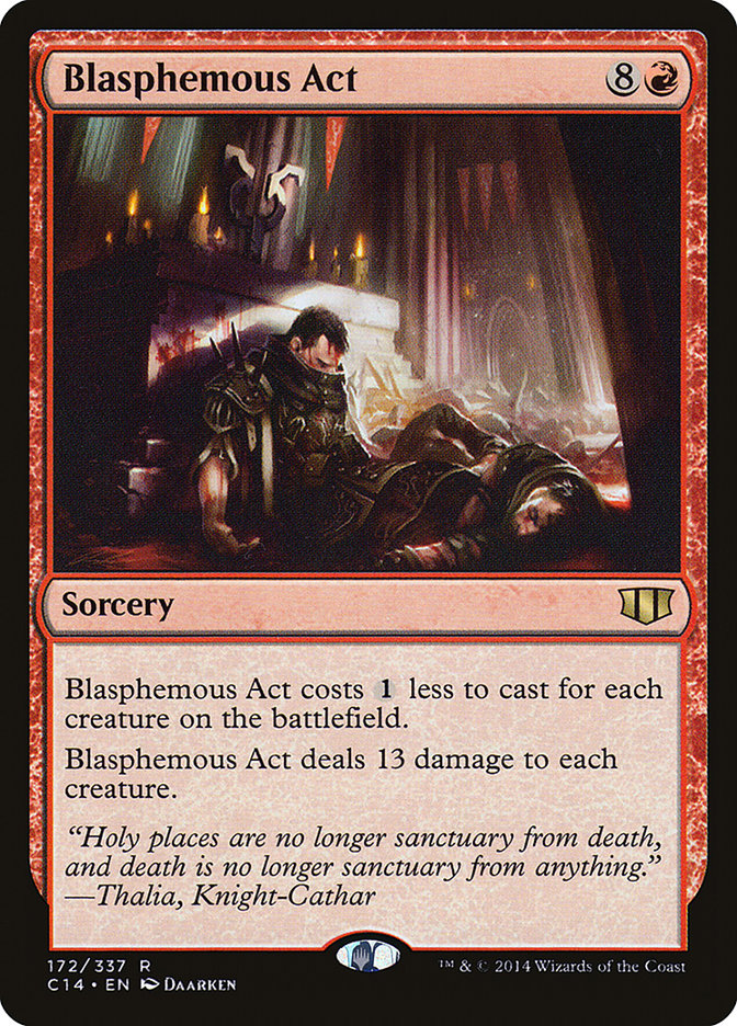 Magic | Blasphemous Act [Commander 2014] | The Nerd Merchant
