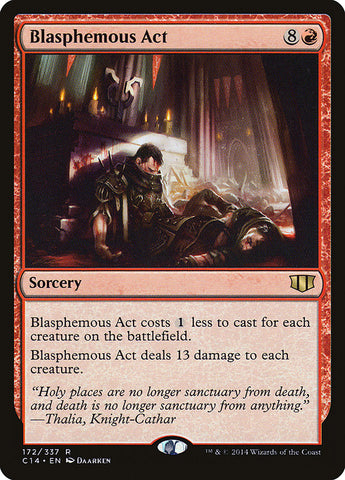 Magic | Blasphemous Act [Commander 2014] | The Nerd Merchant
