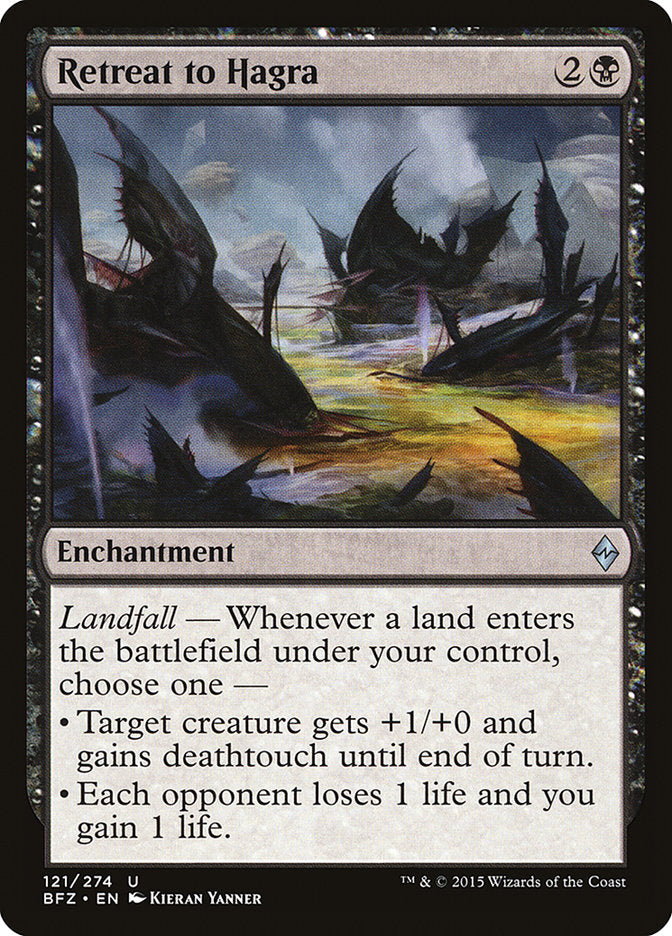 Magic | Retreat to Hagra [Battle for Zendikar] | The Nerd Merchant