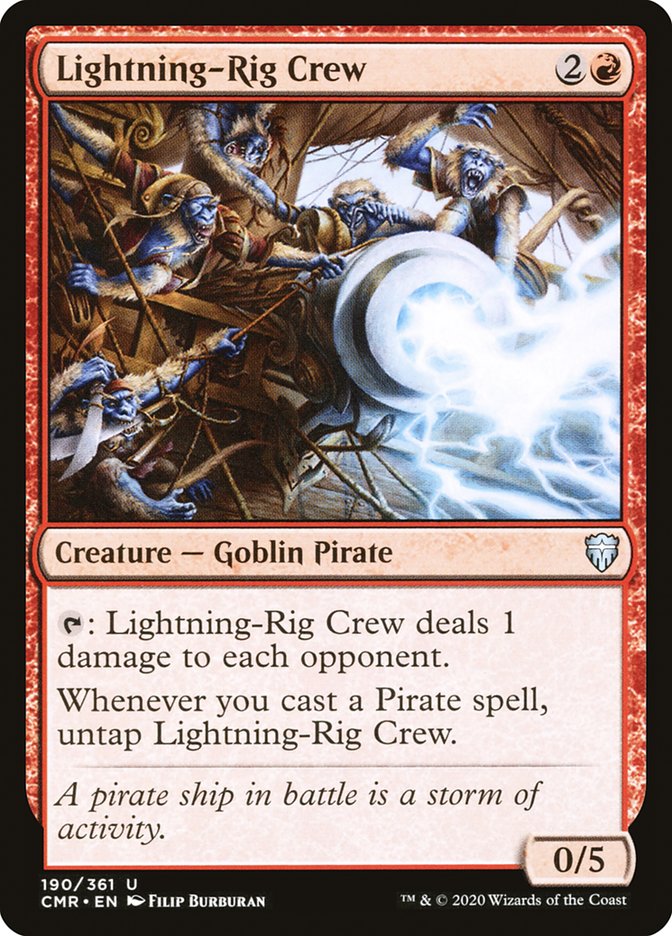 Magic | Lightning-Rig Crew [Commander Legends] | The Nerd Merchant