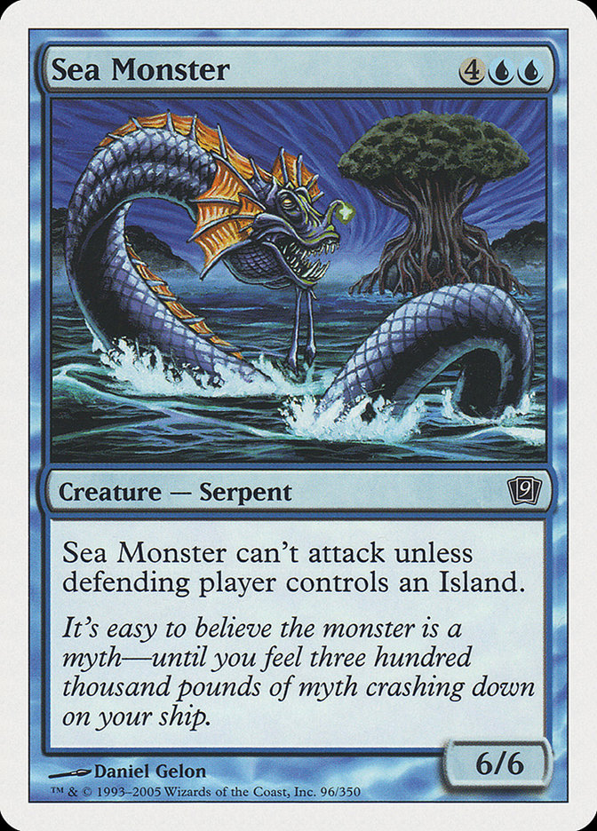 Magic | Sea Monster [Ninth Edition] | The Nerd Merchant