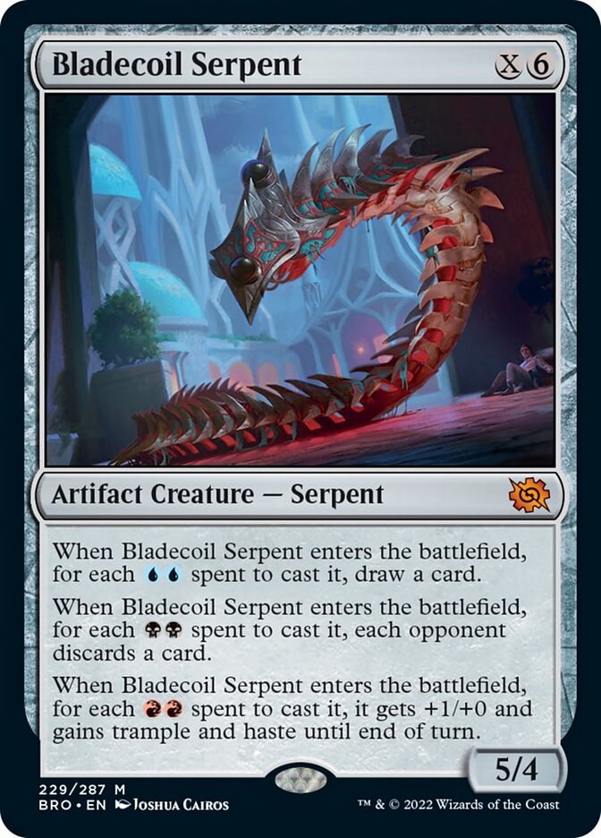 Magic | Bladecoil Serpent [The Brothers' War] | The Nerd Merchant