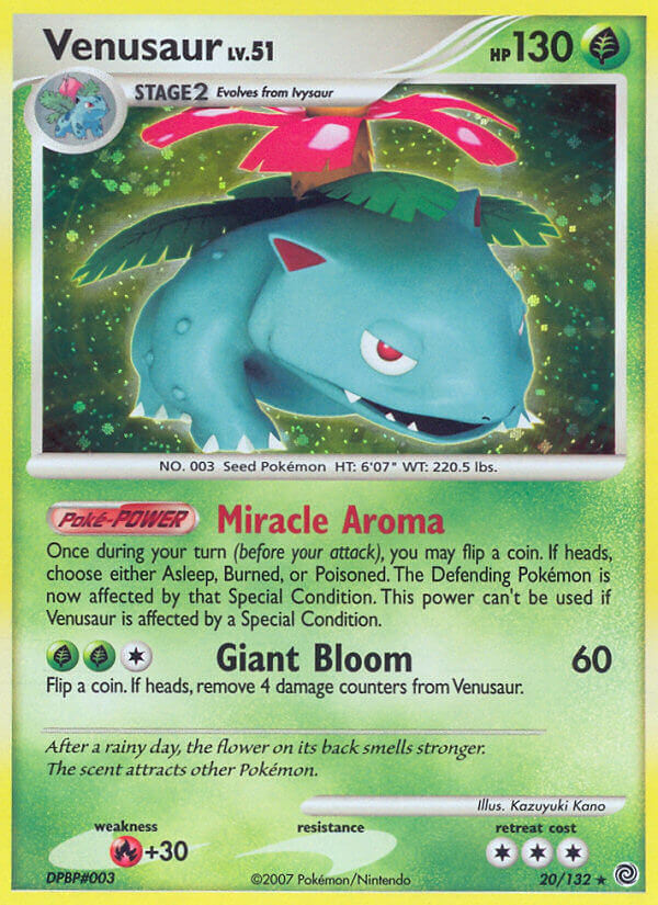 Pokemon | Venusaur (20/132) (Theme Deck Exclusive) [Diamond & Pearl: Secret Wonders] | The Nerd Merchant