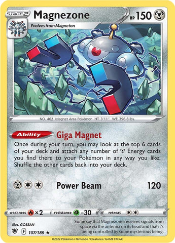 Pokemon | Magnezone (107/189) (Theme Deck Exclusive) [Sword & Shield: Astral Radiance] | The Nerd Merchant