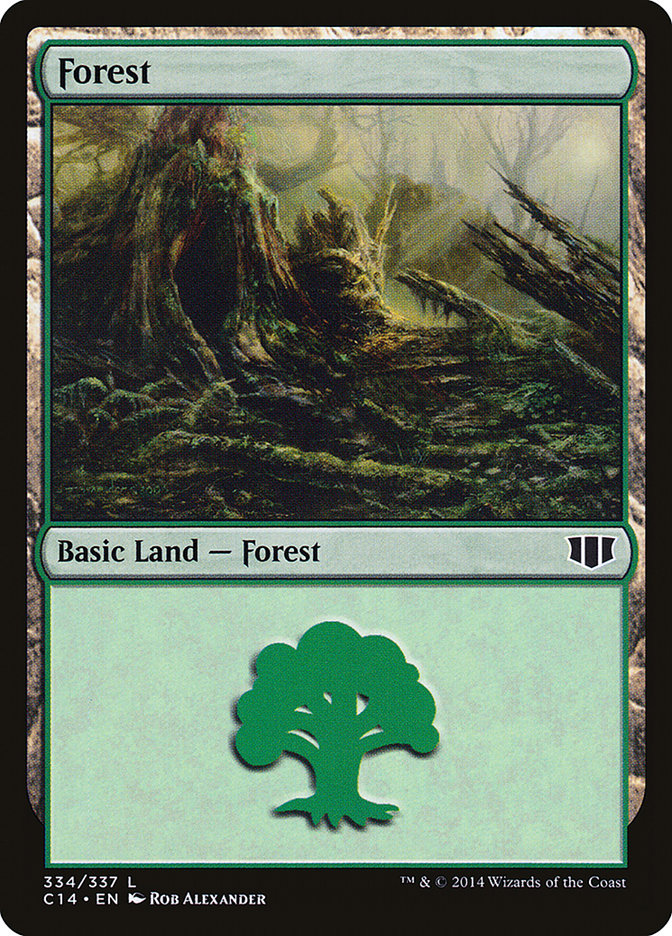 Magic | Forest (334) [Commander 2014] | The Nerd Merchant