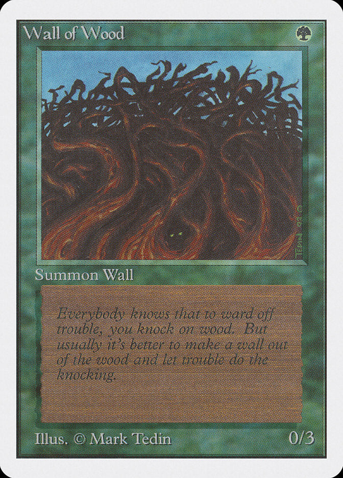 Magic | Wall of Wood [Unlimited Edition] | The Nerd Merchant