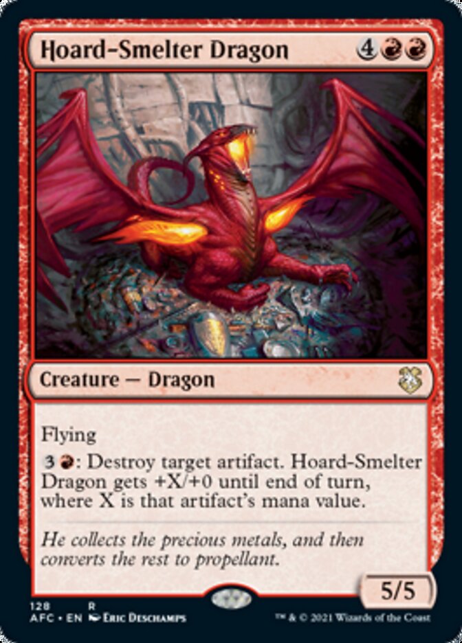 Magic | Hoard-Smelter Dragon [Dungeons & Dragons: Adventures in the Forgotten Realms Commander] | The Nerd Merchant