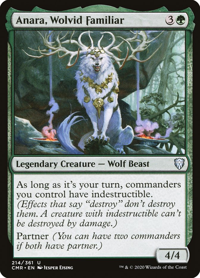 Magic | Anara, Wolvid Familiar [Commander Legends] | The Nerd Merchant