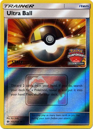 Pokemon | Ultra Ball (135/149) (NA Championship Promo Staff) [Sun & Moon: Base Set] | The Nerd Merchant