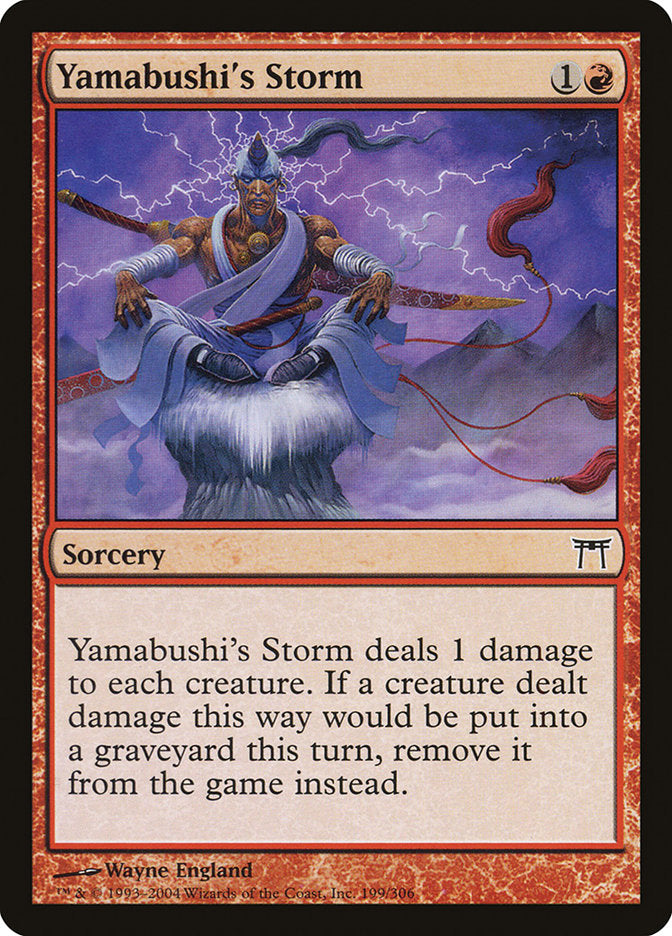 Magic | Yamabushi's Storm [Champions of Kamigawa] | The Nerd Merchant