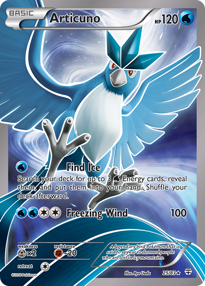Pokemon | Articuno (25/83) [XY: Generations] | The Nerd Merchant