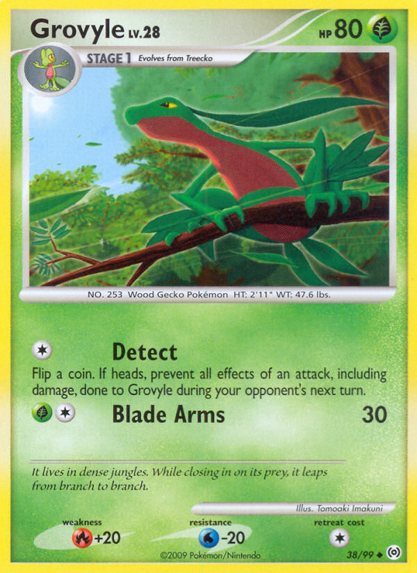 Pokemon | Grovyle (38/99) [Platinum: Arceus] | The Nerd Merchant