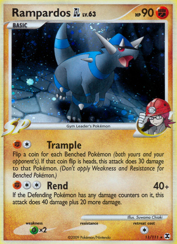 Pokemon | Rampardos GL (11/111) [Platinum: Rising Rivals] | The Nerd Merchant