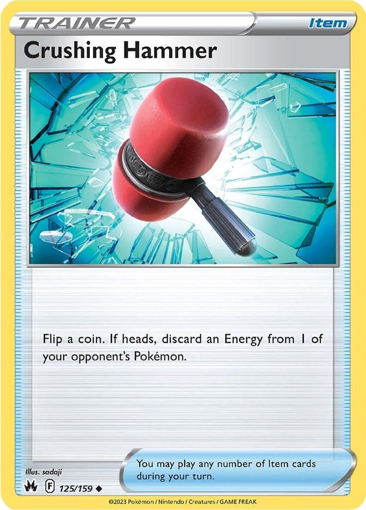 Pokemon | Crushing Hammer (125/159) [Sword & Shield: Crown Zenith] | The Nerd Merchant