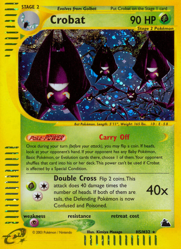 Pokemon | Crobat (H5/H32) [Skyridge] | The Nerd Merchant