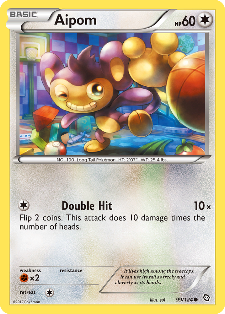 Pokemon | Aipom (99/124) [Black & White: Dragons Exalted] | The Nerd Merchant