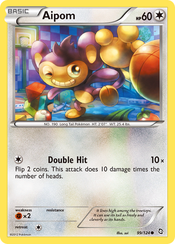 Pokemon | Aipom (99/124) [Black & White: Dragons Exalted] | The Nerd Merchant