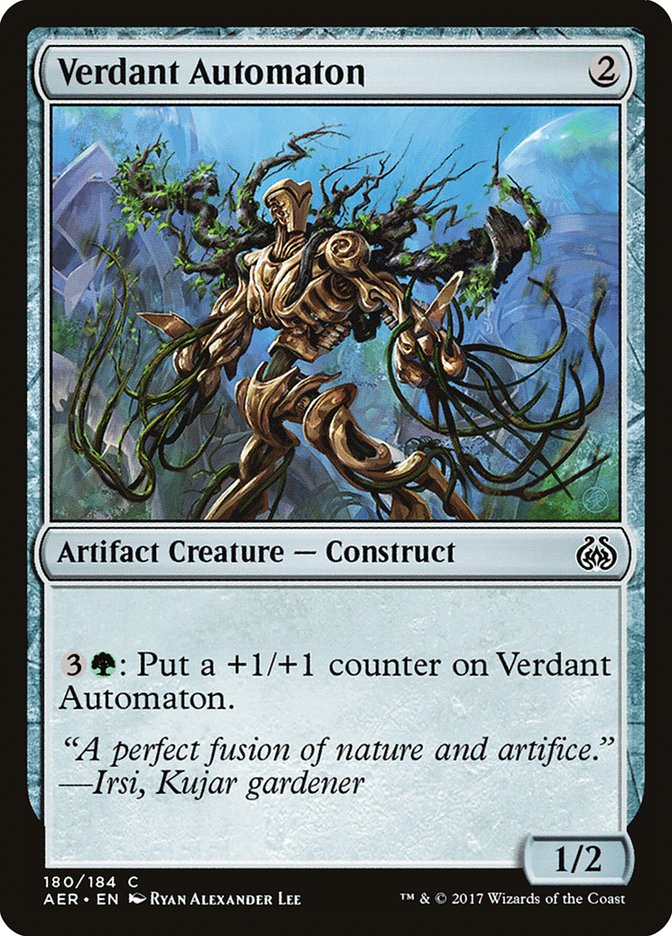 Magic | Verdant Automaton [Aether Revolt] | The Nerd Merchant