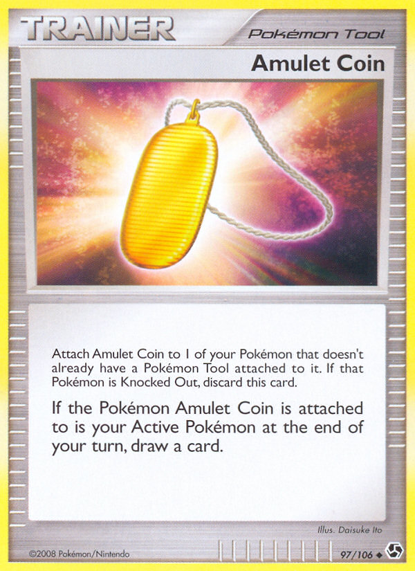 Pokemon | Amulet Coin (97/106) [Diamond & Pearl: Great Encounters] | The Nerd Merchant