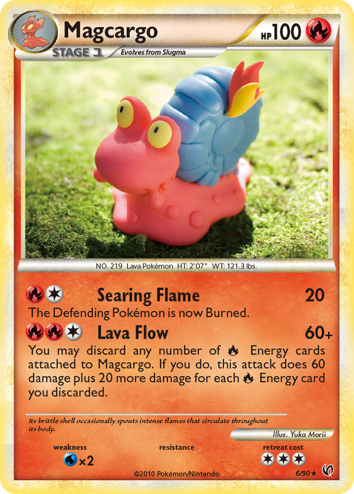 Pokemon | Magcargo (6/90) [HeartGold & SoulSilver: Undaunted] | The Nerd Merchant