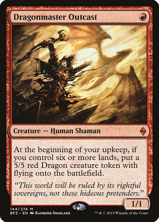 Magic | Dragonmaster Outcast [Battle for Zendikar] | The Nerd Merchant