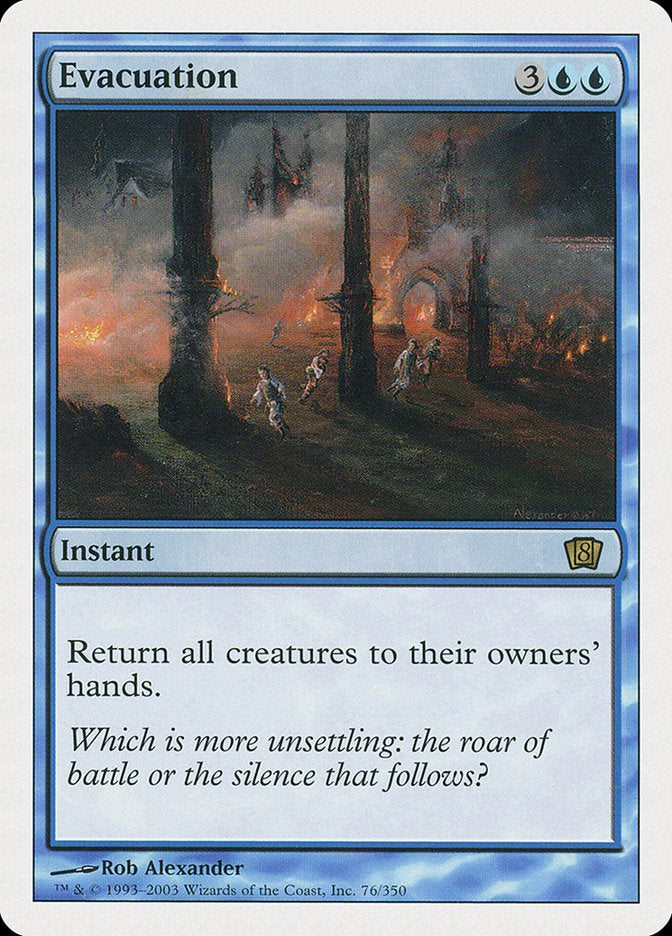 Magic | Evacuation [Eighth Edition] | The Nerd Merchant