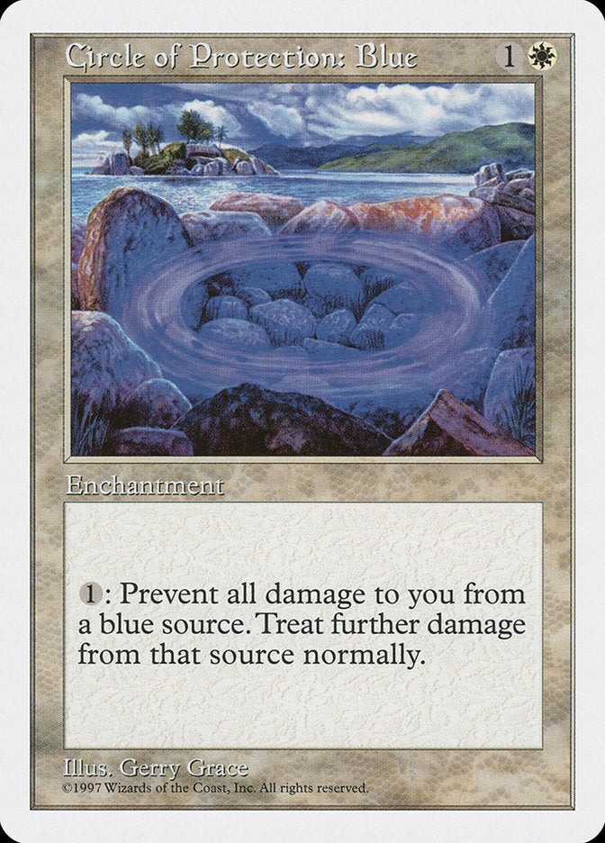 Magic | Circle of Protection: Blue [Fifth Edition] | The Nerd Merchant