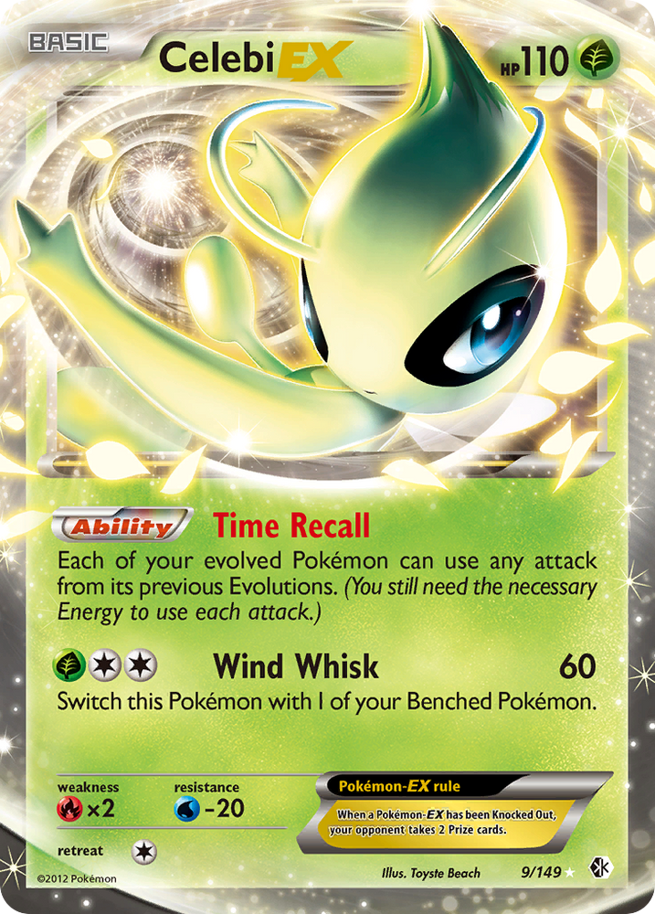 Pokemon | Celebi EX (9/149) [Black & White: Boundaries Crossed] | The Nerd Merchant
